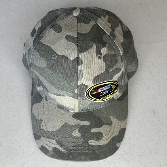 NASCAR Sprint Cup Series Camo Adjustable Strap Back Baseball Hat Cap - Picture 7 of 9